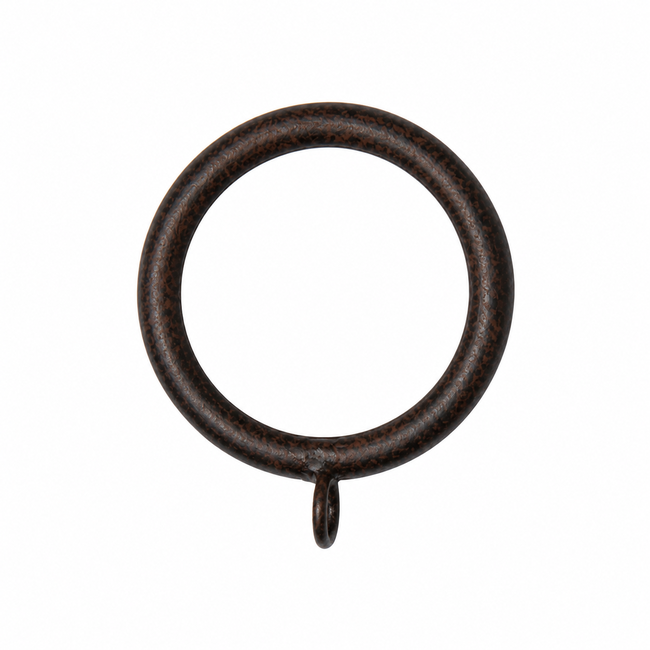 2in Curtain Ring with Eyelet in Iron Oxide