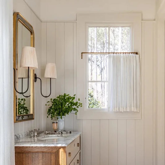 How To Measure Windows for a Café Curtain Rod