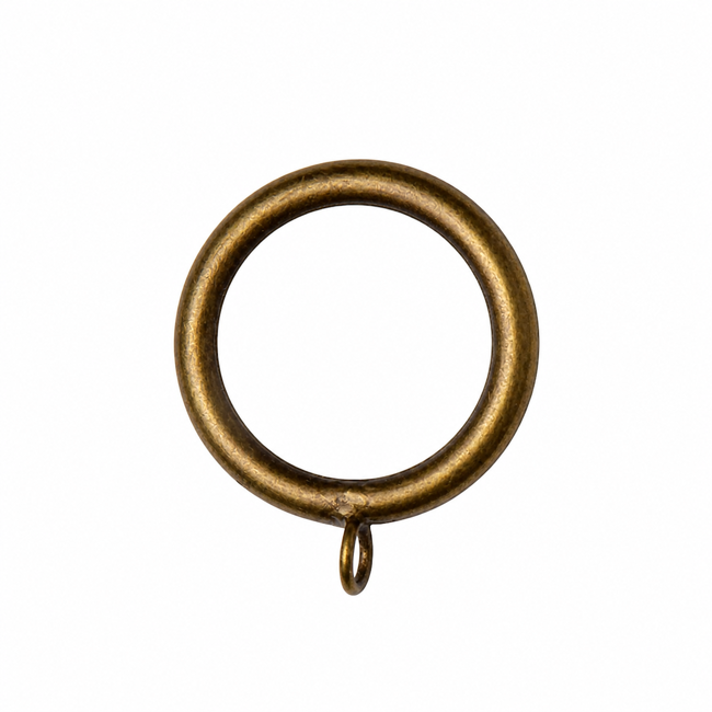 1.75in Curtain Ring with Eyelet in Antique Gold