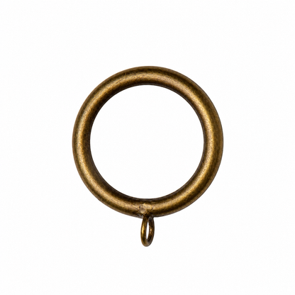 1.75in Curtain Ring with Eyelet in Antique Gold