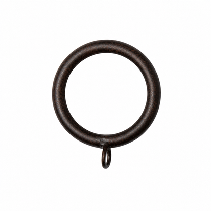1.75in Curtain Ring with Eyelet in Iron Oxide