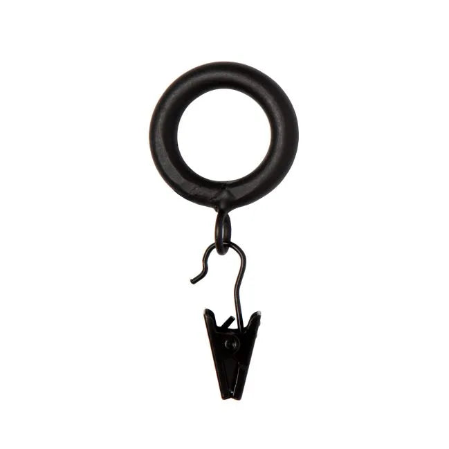 Anillo de cortina de cafetería con clip