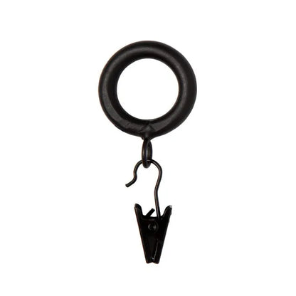 Anillo de cortina de cafetería con clip