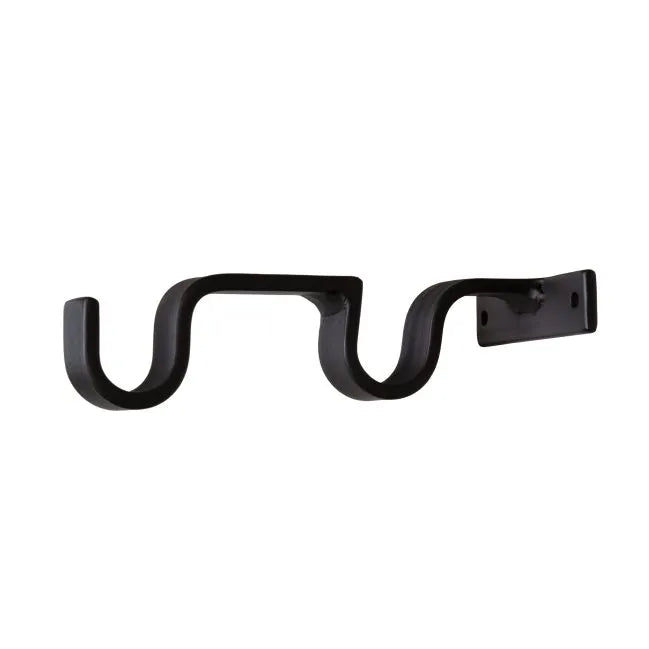Soporte horizontal para barra de cortina doble - 7/8