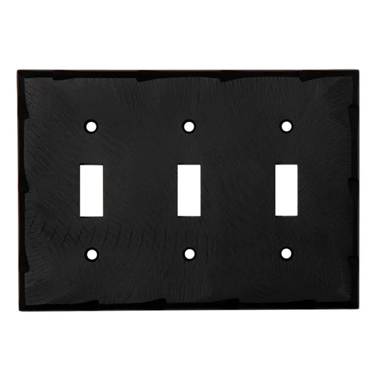 Placa de interruptor de 3 bandas estilo palanca