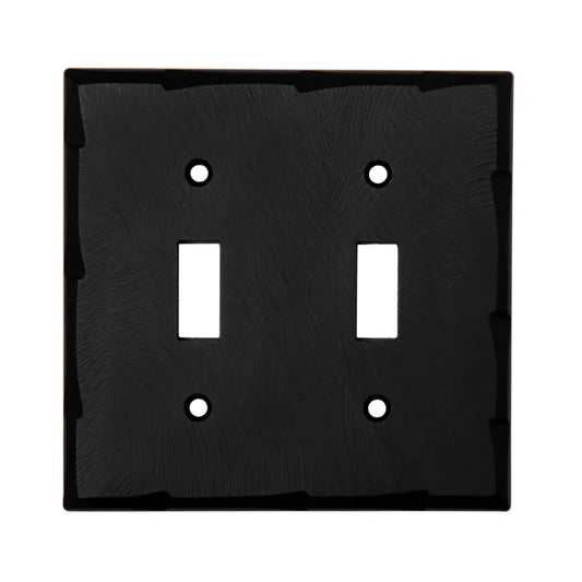 Placa de interruptor de 2 bandas estilo palanca