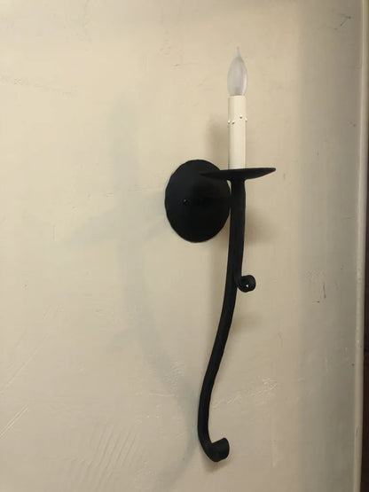 Aplique de pared toscano de una sola luz